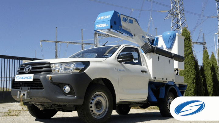 Pick-up con cesta elevadora ForSte 14A | La verdadera plataforma aérea 4×4