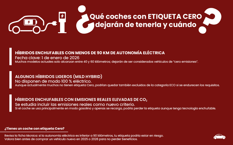 ¿Tienes un coche con etiqueta Cero? 